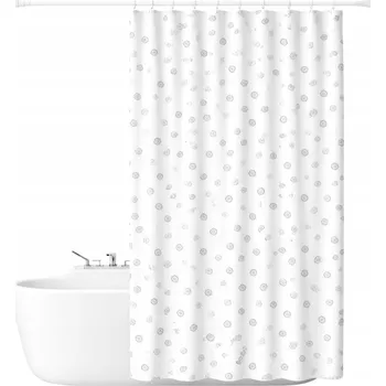 Sprchový závěs Vinylový sprchový Závěs AWD Interior 180 x 180 cm