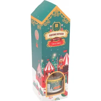 Vonný olej VONNÝ OLEJ 100 ML VŮNĚ VÁNOČNÍHO STROMEČKU S TYČINKAMI 4 KS