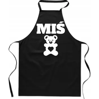 Kuchyňská zástěra Kuchyňská zástěra na Valentýna Medvídek Dárek Pro Něj Valentýn