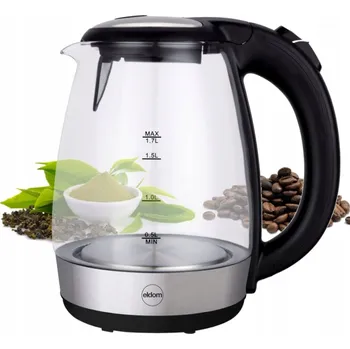 Rychlovarná konvice Rychlovarná konvice Eldom C415 limea 2200 W 1,7 l stříbrná/šedá