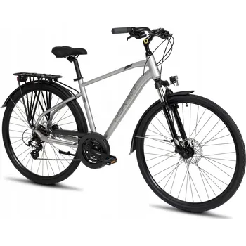 Jízdní kolo Trekingové kolo Romet WAGANT, rám 19 palců, kola 28", šedé