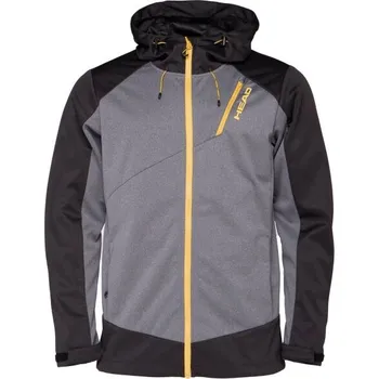 Pánská softshellová bunda Pánská softshellová bunda Head GELATI L Černá, Šedá, Žlutá