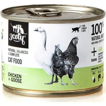 Krmivo pro kočku 3COTY 29. Chicken and goose - mokré krmivo pro kočky - 180g