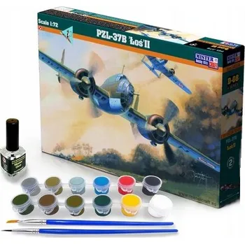 Plastikový model Model Mistercraft PZL P-37B 'Łoś II' D-08 1:72