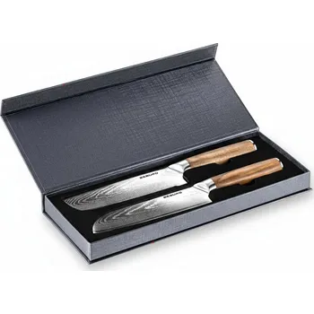 Kuchyňský nůž SEBURO HOKORI Damascus 55258 Nakiri 17 cm 2 ks