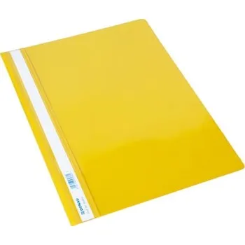 PEVNÝ KANCELÁŘSKÝ ŠANON BEZ ZÁVĚSU DONAU ŽLUTÝ PVC OBAL NA DOKUMENTY