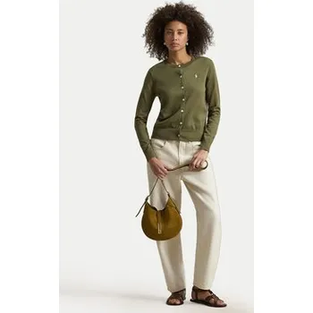 Dámský svetr Polo Ralph Lauren Kardigan 211971871501 Khaki Slim Fit XXS