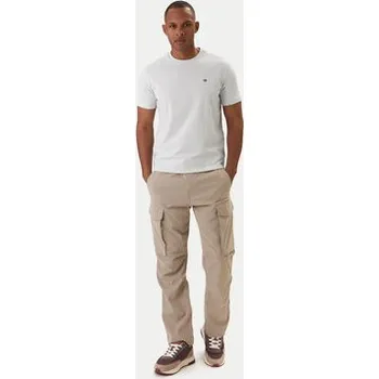 Pánské tričko Napapijri T-Shirt Salis NP0A4H8D Béžová Regular Fit 3XL