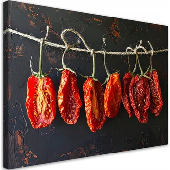 Obraz Obraz do kuchyně, restaurace, baru nebo jídelny, Sušená červená rajčata 120x80