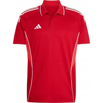 Pánské oblečení Pánské polo tričko adidas Tiro 25 Competition červené JY1805 - S