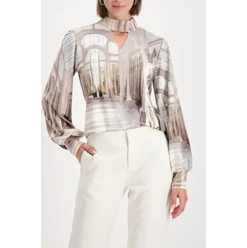 Dámská halenka Mikina Monari 809416 s potiskem galerie Velikost: 38