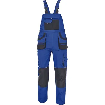 pracovní kraťasy FF HANS Pracovní kalhoty s laclem modré 52 03530033D3052
