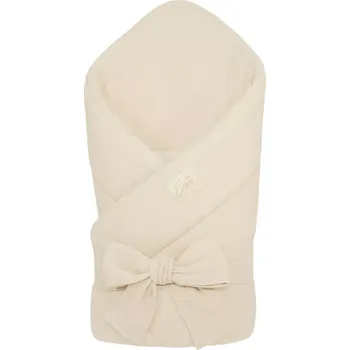 Zavinovačka ESITO | Mušelínová zavinovačka pro miminko Ecru 85x85 cm - režná / 85 x 85 cm
