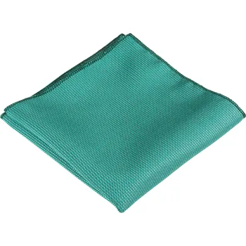 Látkový kapesník Petrolejově zelený pánský kapesníček s jemným vzorem