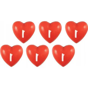 Svíčka Dekorativní parafinová svíčka bez vůně Arpex 6 ks