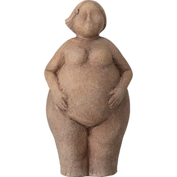 Bloomingville Keramická soška Sidsel Brown Terracotta
