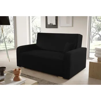 Pohovka Černá rozkládací pohovka Ness - Poso 135