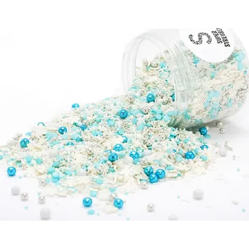 Cukrové zdobení 90g sněhové vločky - Super Streusel | Skvělé pro Váš domácí dort