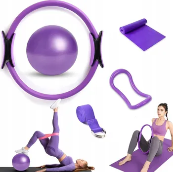 SADA Obruč kruh na Pilates 5V1 FITNESS JÓGA PILATES TRÉNINK DOMA