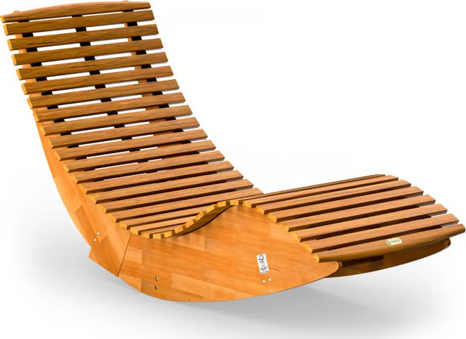 Casaria Saunové lehátko z akáciového dřeva 101845