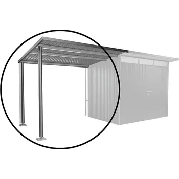 Zahradní domek Biohort Postranní střecha pro domek AvantGarde/AvantGarde ECO- šedý křemen Velikost: A5- 260 x 220 19056