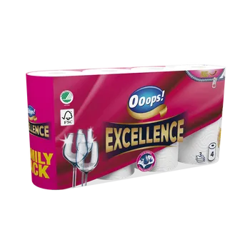 Papírový kapesník Ooops Kuchyňské role třívrstvé Extra Pevné 4ks á 52 útržků 24cm