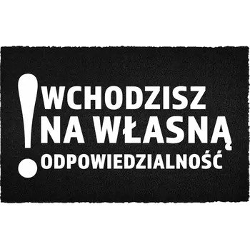 Rohožka Hotová gumová/kokosová rohožka 60 x 40 cm