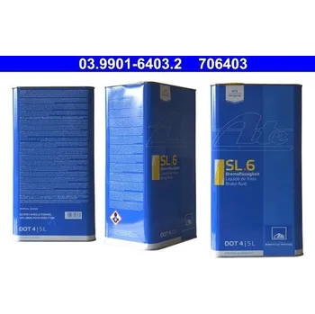 Provozní kapalina Brzdová kapalina ATE - SL.6 DOT 4 (ESP/ASR) 5L