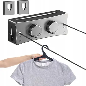 Sušák na prádlo UKRYTA ROZSUWANA LINKA NA PRANIE ODOLNÁ ŠŇŮRA NA SUŠENÍ PRÁDLA 5,1 m