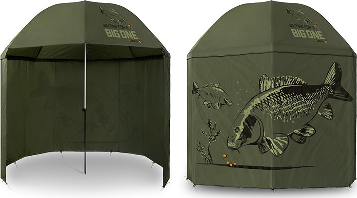 Deštník s bočnicí Delphin BigONE CARP