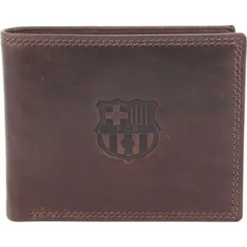 Peněženka Fan-shop Kožená peněženka BARCELONA FC marron