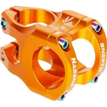 Horské kolo Nastavitelný představec na řídítka 35 mm - Oranžový