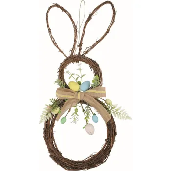 Velikonoční dekorace Dekorace velikonoční zajíc z proutí 23 x 54 x 4 cm