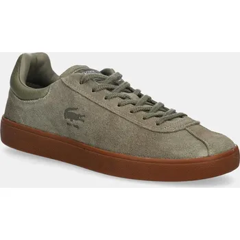 Dámská móda Semišové tenisky Lacoste Baseshot Sneakers 50SMA0022 zelená 91X, EUR 44