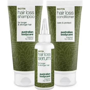 Přípravek proti padání vlasů Sada proti vypadávání vlasů s biotinem a Capilia Longa — 3 produkty pro řídké vlasy, jemné vlasy se sklonem k vypádávání