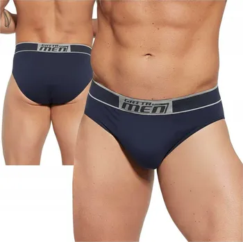 Slipy Gatta Pánské bavlněné slipy hladké pohodlné 1547s bavlna námořnická modrá M