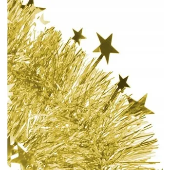 Vánoční dekorace VÁNOČNÍ ŘETĚZ HVĚZDIČKY ZLATÝ ARPEX