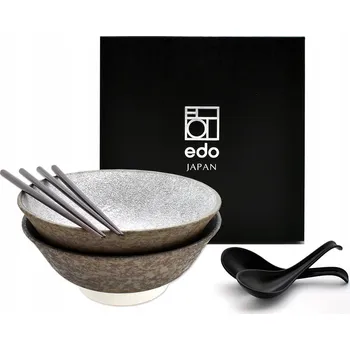 Sada 2 misek s lžícemi a hůlkami - Ramen Koishi 22 cm 1100 ml v krabici
