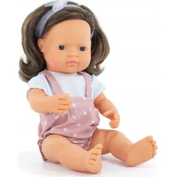 Panenka Voňavá Panenka Evropanka s hnědými vlasy 38 cm Miniland My Friends & Me