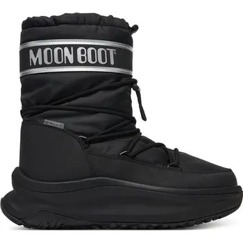 Pánská obuv Pánské kotníkové zimní boty MOON BOOT-MB MOON247 POLAR WP-NH36 BLACK/SILVER Černá 43