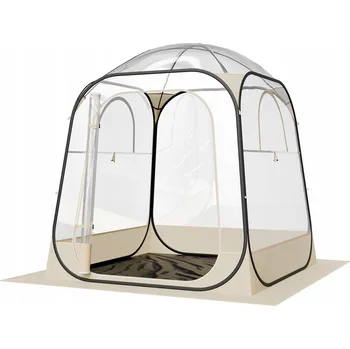 Stan VEVOR Sportovní Stan Průhledný Skládací 160x160x182CM Pro 2-4 Osoby