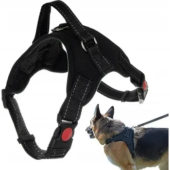 Postroj pro psa Silné, netlačné postroje pro psy s úchytem, lehké, velikost L