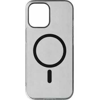 Pouzdro na mobilní telefon Zadní kryt Transparent Slim Magsafe pro iPhone 16 černý