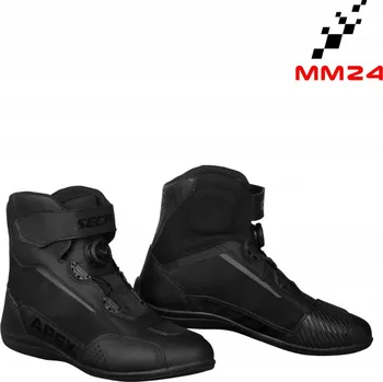 Moto obuv Krátké letní Moto boty ATOP SECA APEX PRO ČERNÉ vel. 36