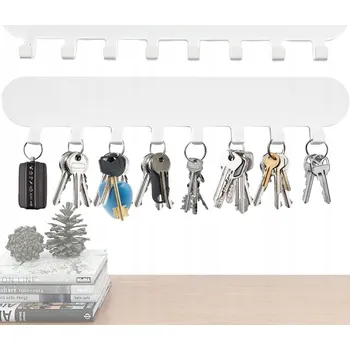 Věšák Stojanový věšák kovový Bedee bílý