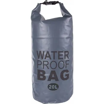 Pohodlný nastavitelný voděodolný vak taška 20L cestování nylon šedá