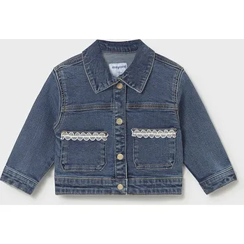 Kojenecká bunda Dívčí riflová bunda Mayoral 1490 modrá Rozměr: 12 měsíců, 80 cm