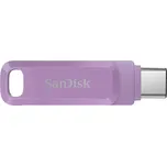 SanDisk Ultra Dual Drive Go/128GB/USB 3.2/USB-A + USB-C/Fialová