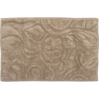 Koupelnová předložka Bloomingville Bavlněná koupelnová předložka Sestu Brown 75 × 50 cm