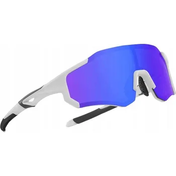 Horské kolo RockBROS polarizační cyklistické brýle - Bílé, UV 400, TR90